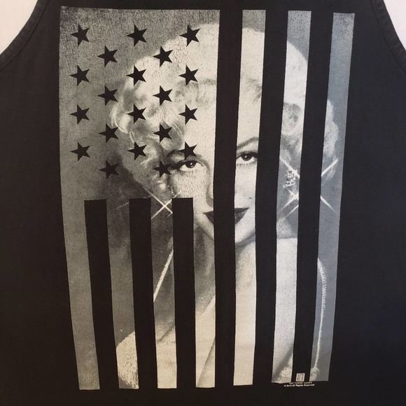 We Love Fine Marilyn Monroe American Flag Tank Top - Picture 3 of 6